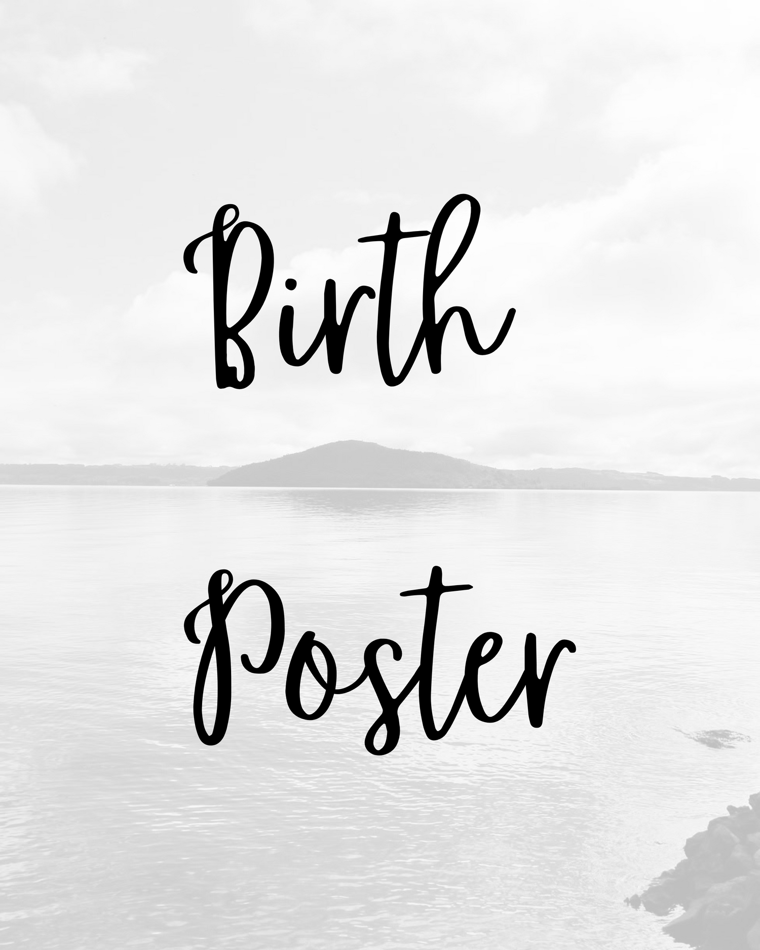 Birth Poster